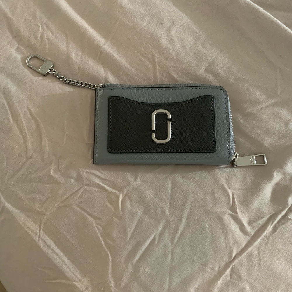 Marc Jacobs Gray and Black Wallet